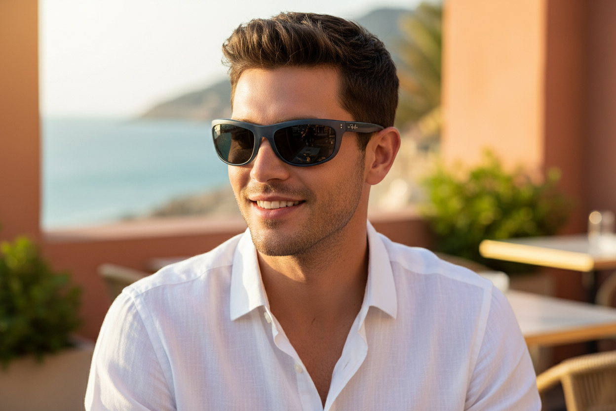Vue de face Ray-Ban BALORAMA (RB4089 - 6042R5)