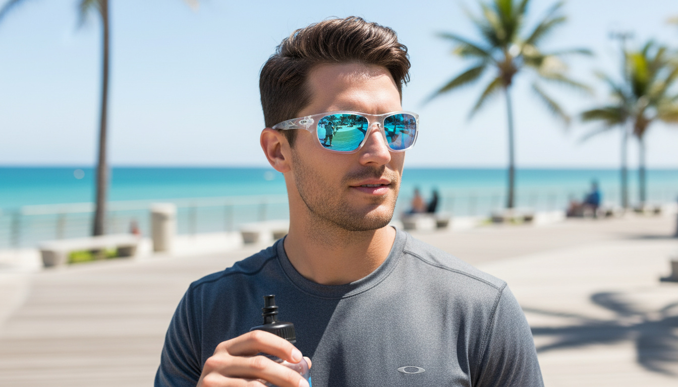 Vue de face Oakley LATERALIS (OO9431 - 943106)