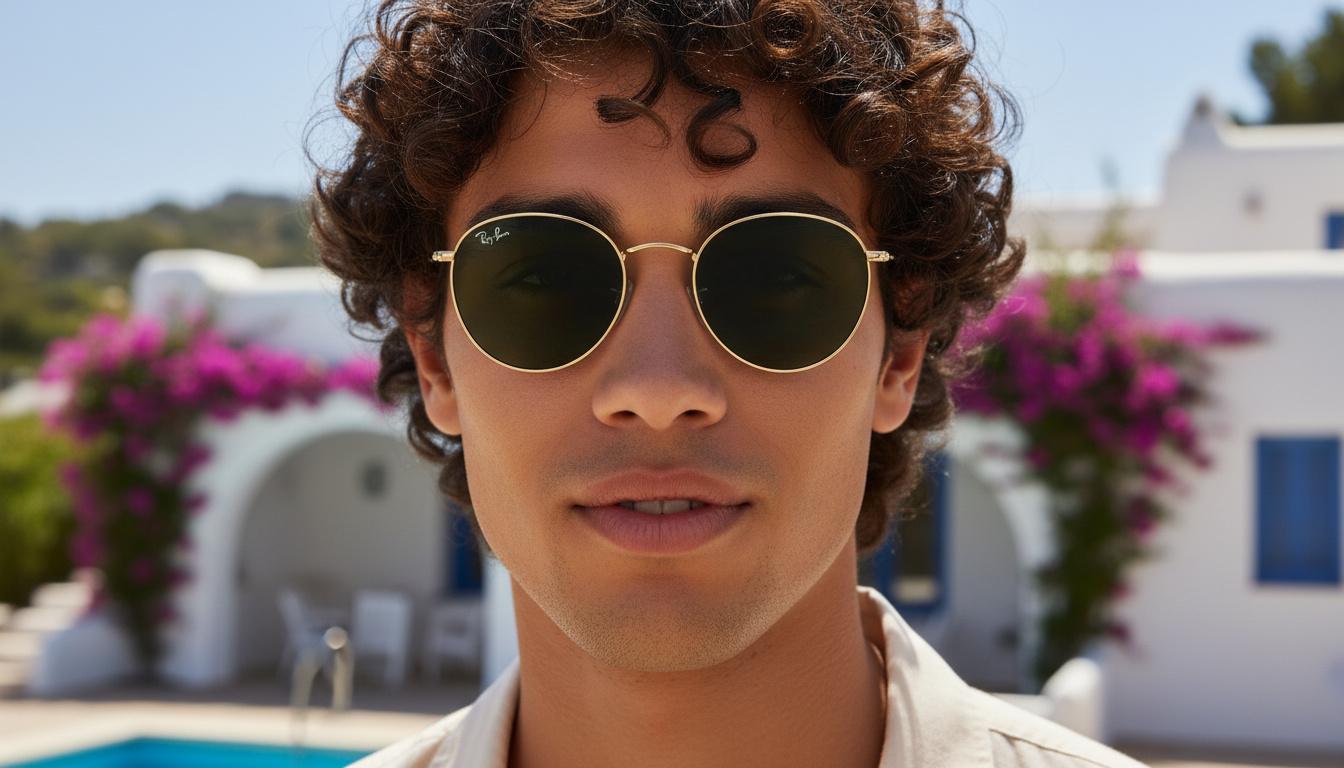 Vue de face Ray-Ban ROUND REVERSE (RBR0103S - 001/VR)
