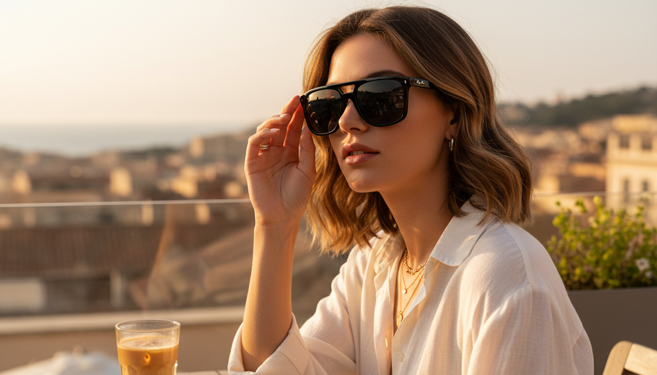 Vue de face Ray-Ban RB2213CH (901/K8)