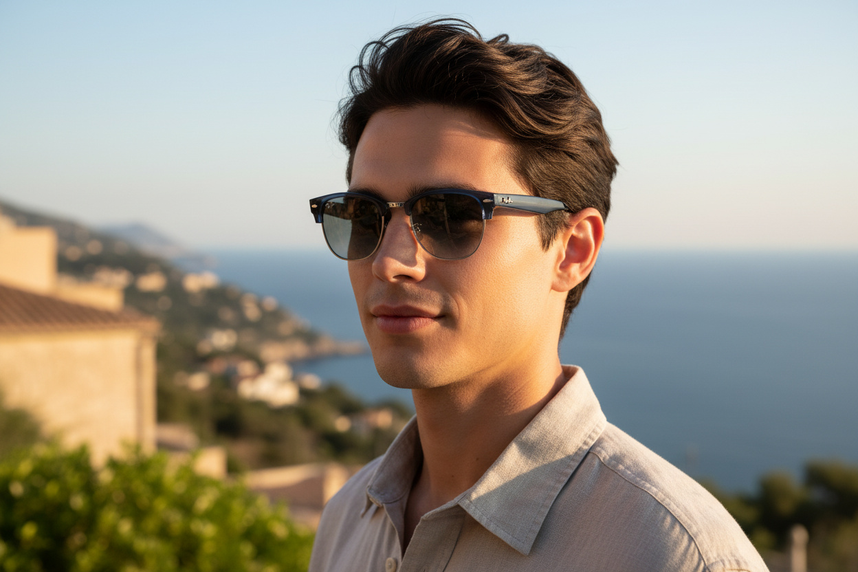 Vue de face Ray-Ban CLUBMASTER REVERSE (RBR0504S - 670879)