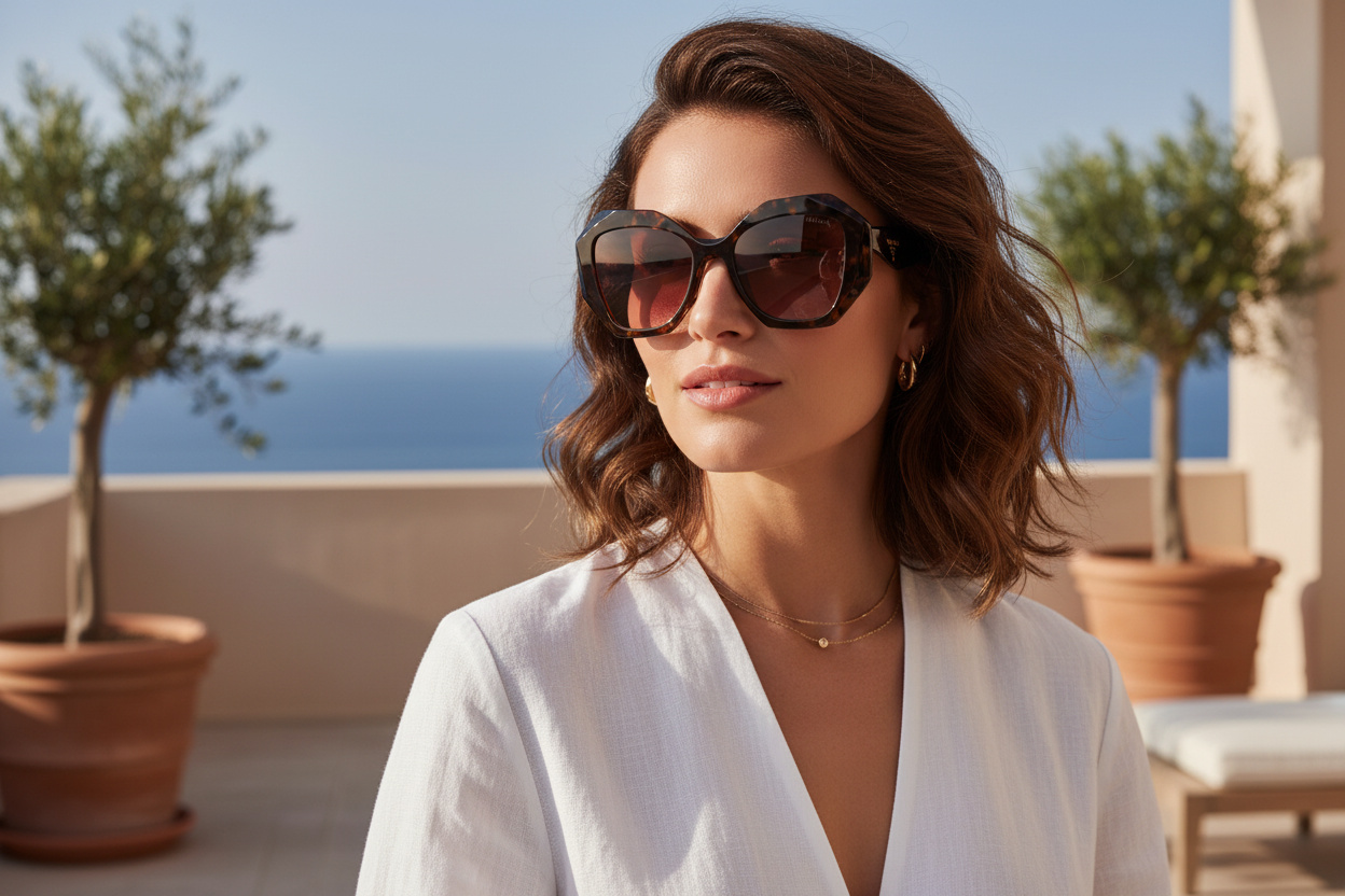 Vue de face Prada PR 16WS (17N60B)