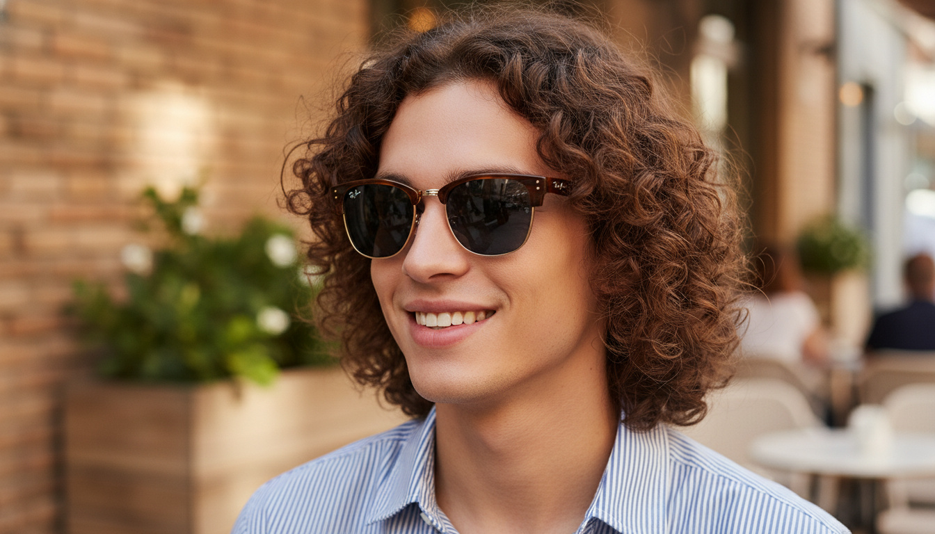 Vue de face Ray-Ban CLUBMASTER REVERSE (RBR0504S - 13983A)