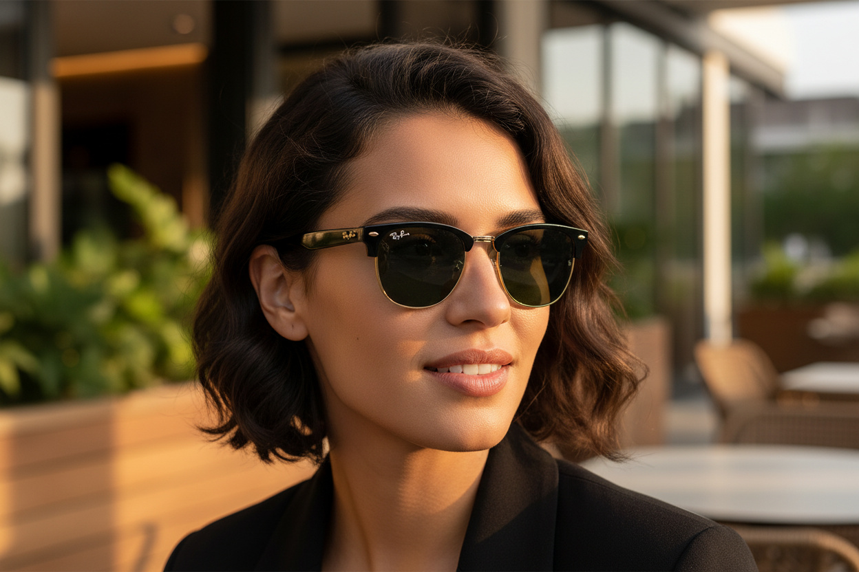 Vue de face Ray-Ban CLUBMASTER REVERSE (RBR0504S - 6677VR)