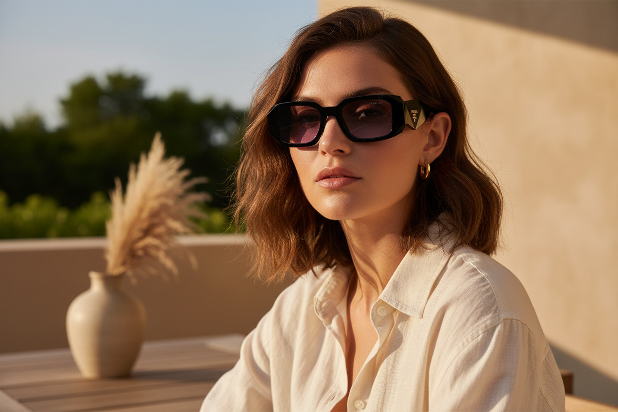 Vue de face Prada PR 17WS (16K40J)
