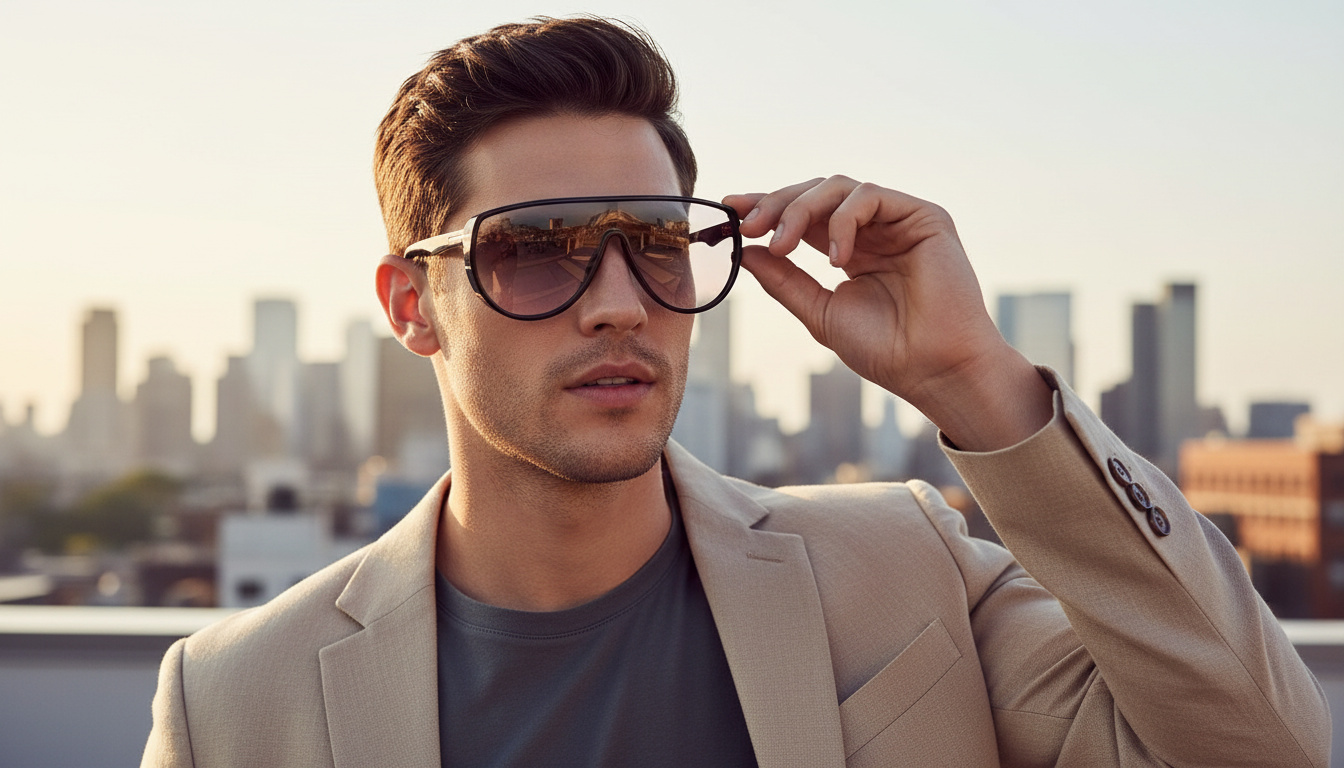 Vue de face Tom Ford ACHILLES (FT1182 - 01A)