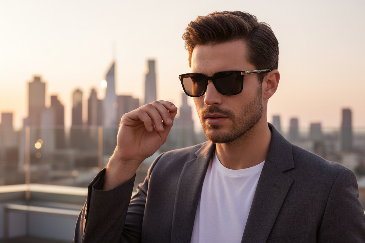 Vue de face Tom Ford JOCHEM (FT1183 - 01A)