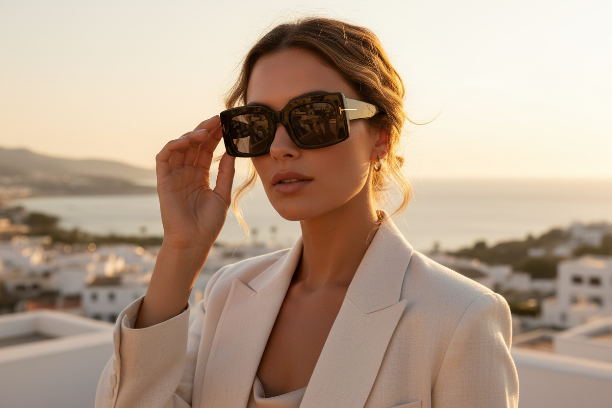 Vue de face Tom Ford BRIGITTA (FT1188 - 01A)
