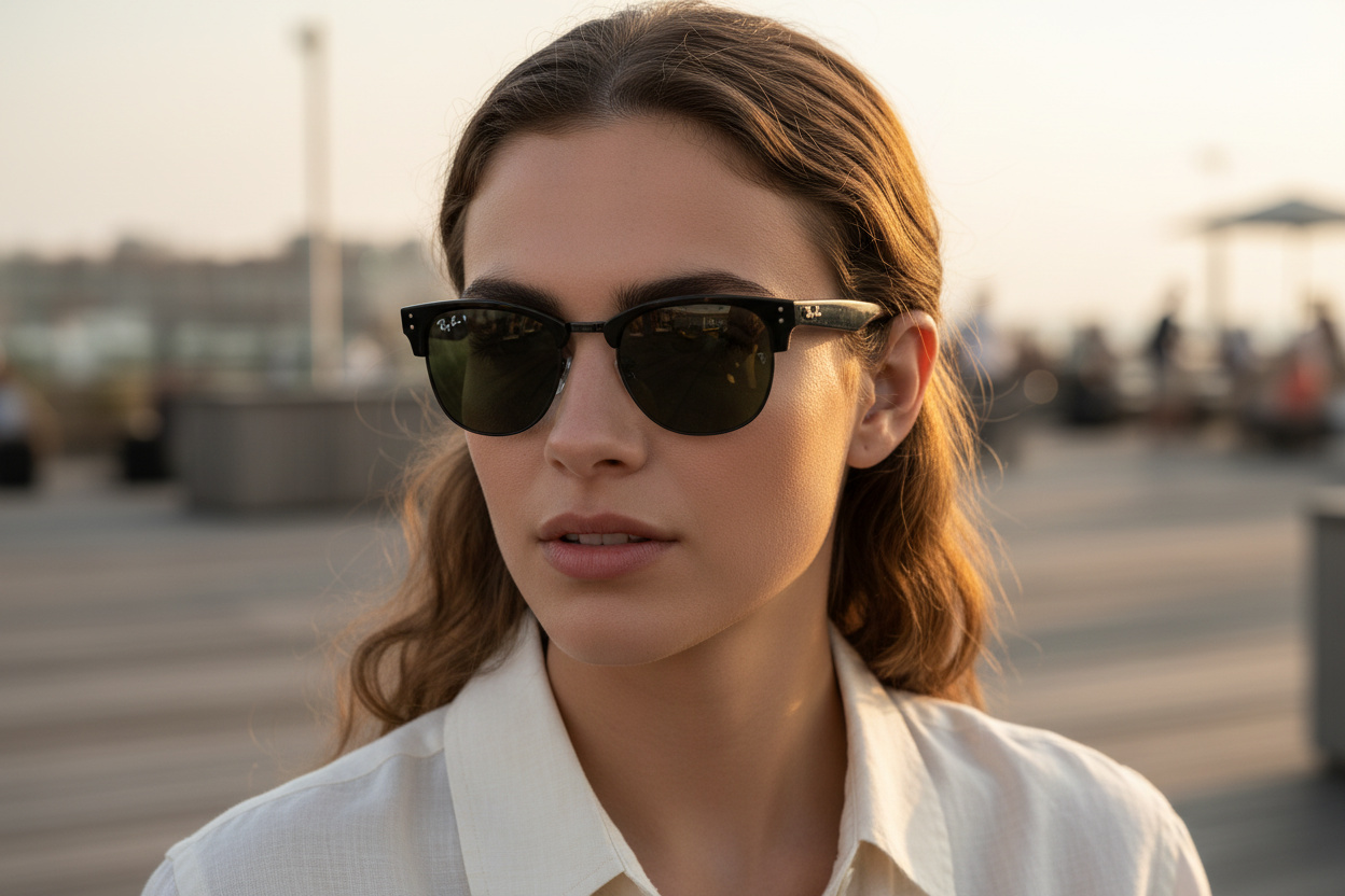 Vue de face Ray-Ban CLUBMASTER REVERSE (RBR0504S - 67839A)