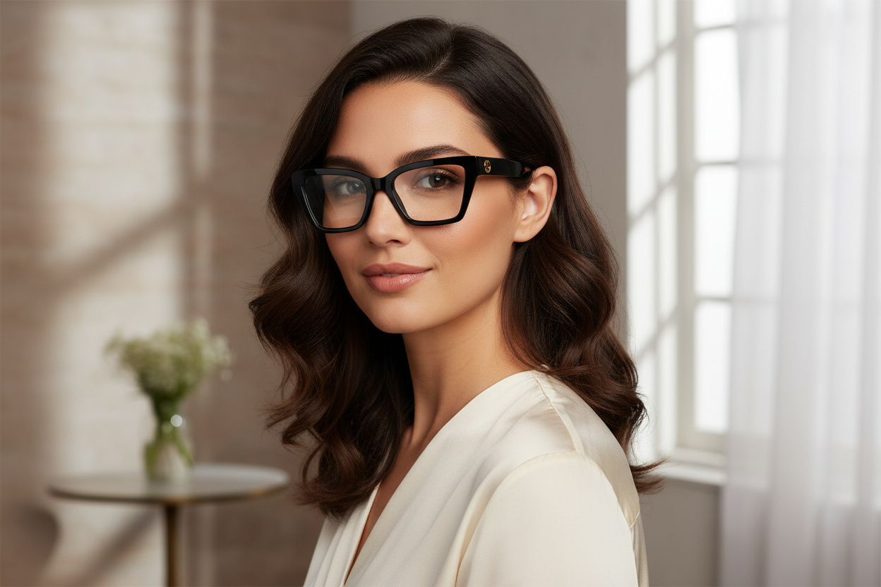 Vue de face Gucci GG1715O (001)