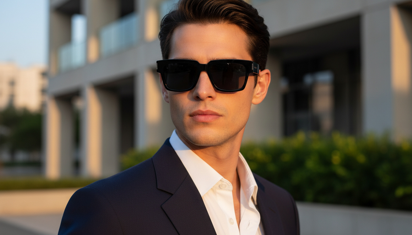 Vue de face Saint Laurent SL 732 VADIM (001)