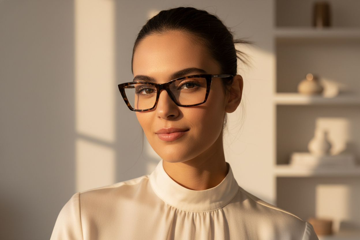 Vue de face Saint Laurent SL 737 MICA THIN OPT (002)