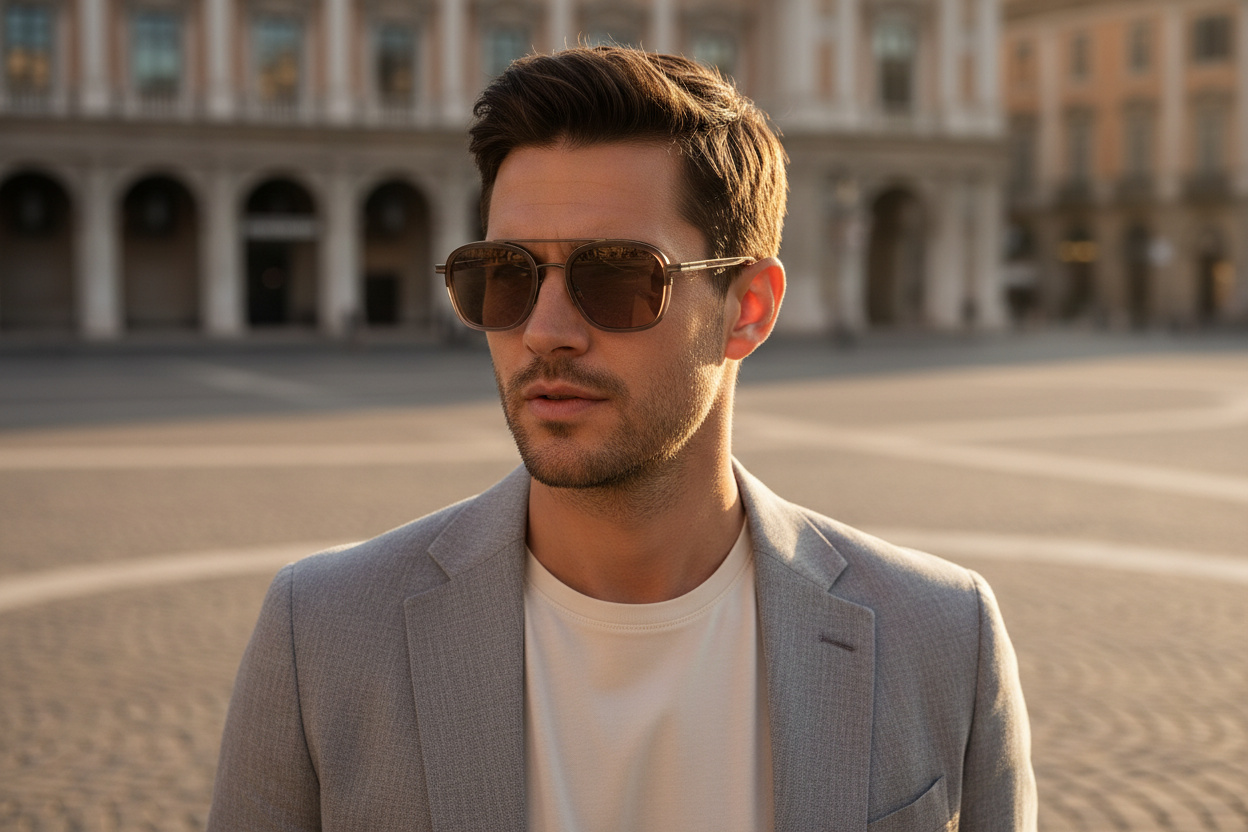 Vue de face Zegna EZ0231 (45E)