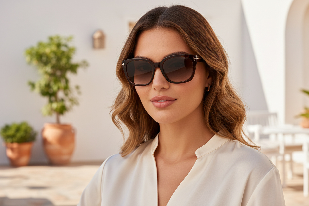 Vue de face Tom Ford HAYLAY (FT1216 - 52B)