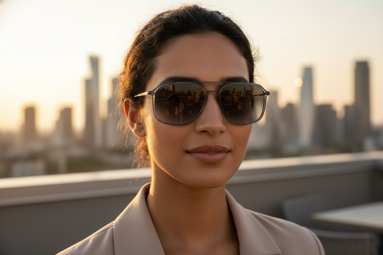 Vue de face Silhouette SUN LITE COLLECTION (4085 - 6500)