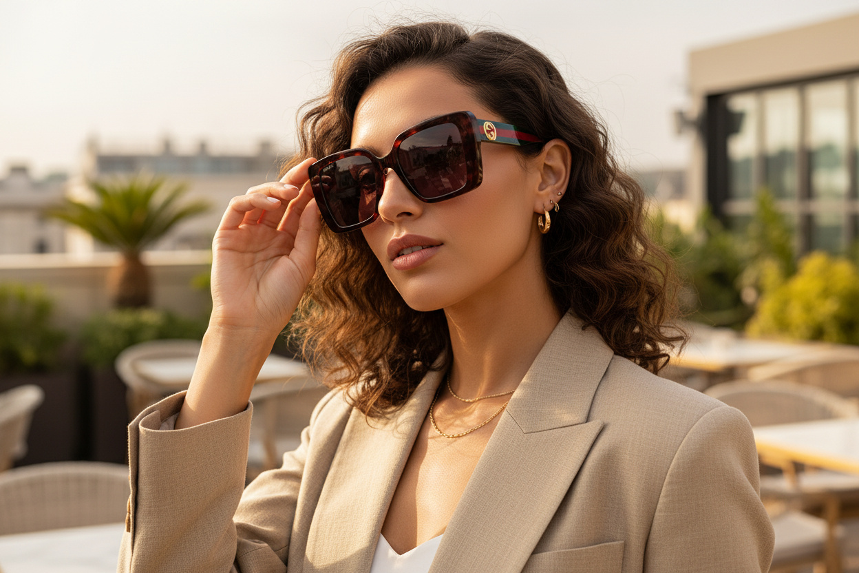 Vue de face Gucci GG1861S (003)