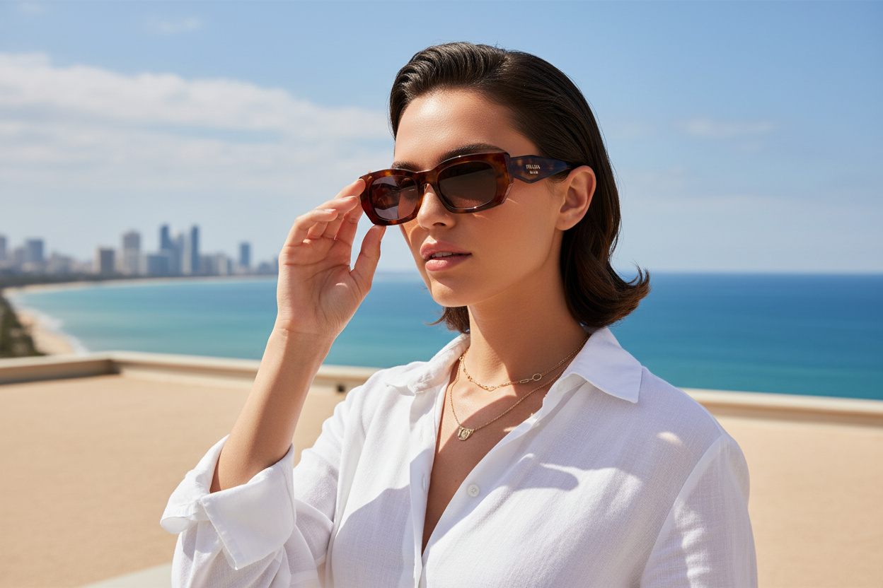 Vue de face Prada PR B05S (22A20I)