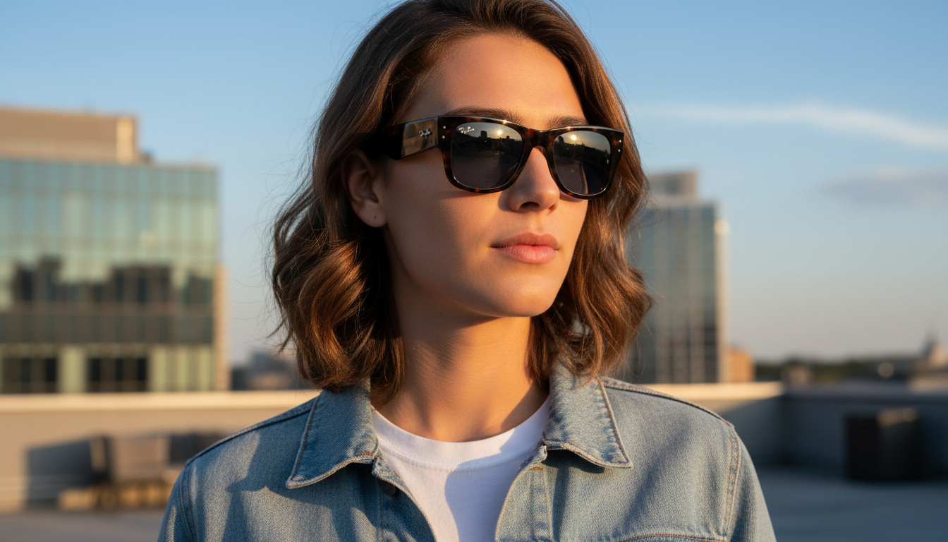 Vue de face Ray-Ban MEGA WAYFARER (RB0840S - 902/56)