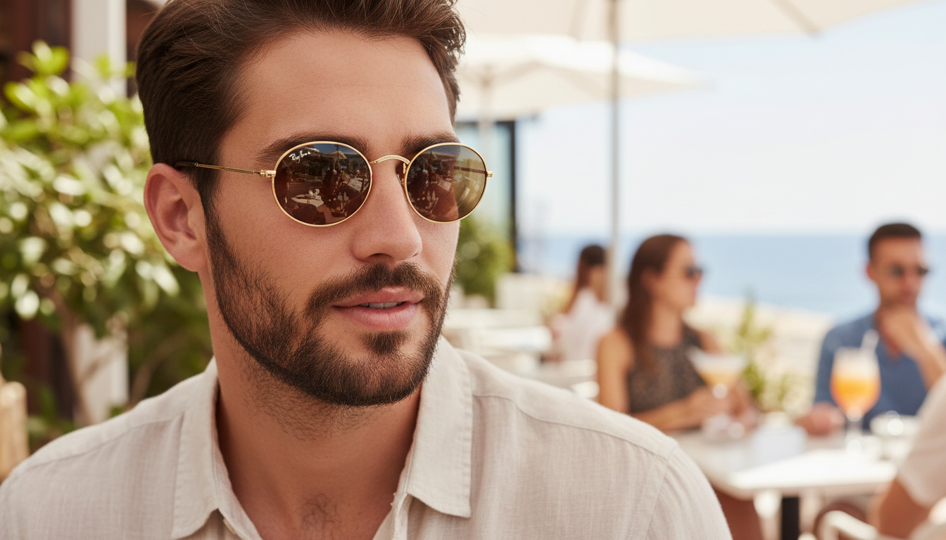 Vue de face Ray-Ban OVAL (RB3547 - 001/1A)