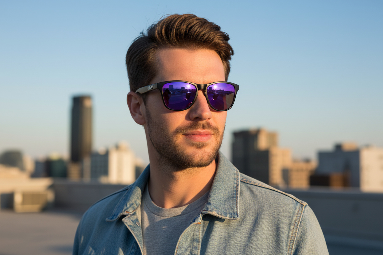 Vue de face Oakley FROGSKINS S (OO9508 - 950804)