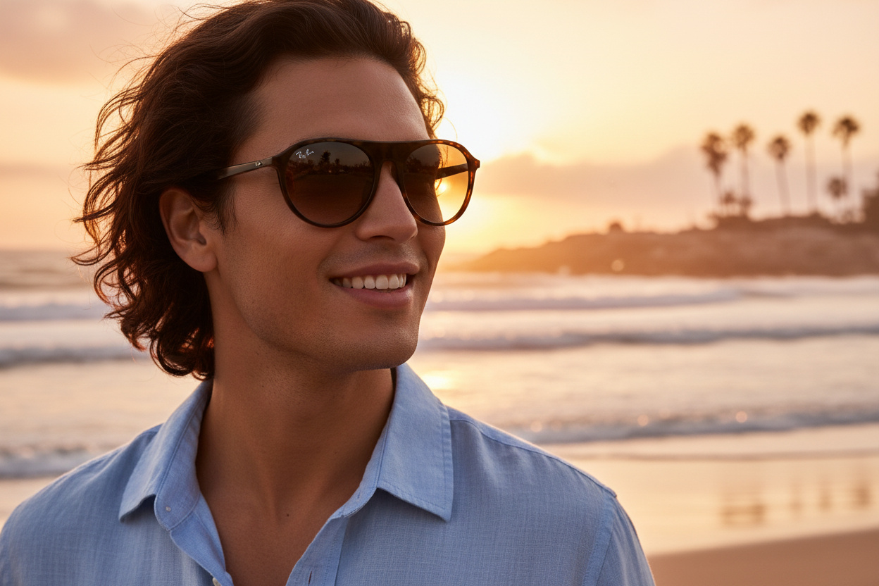 Vue de face Ray-Ban RB2215 (902/51)