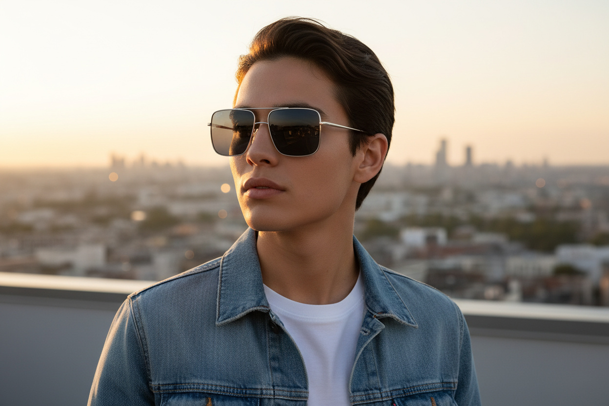 Vue de face Ray-Ban ARI (RB3758 - 003/2V)