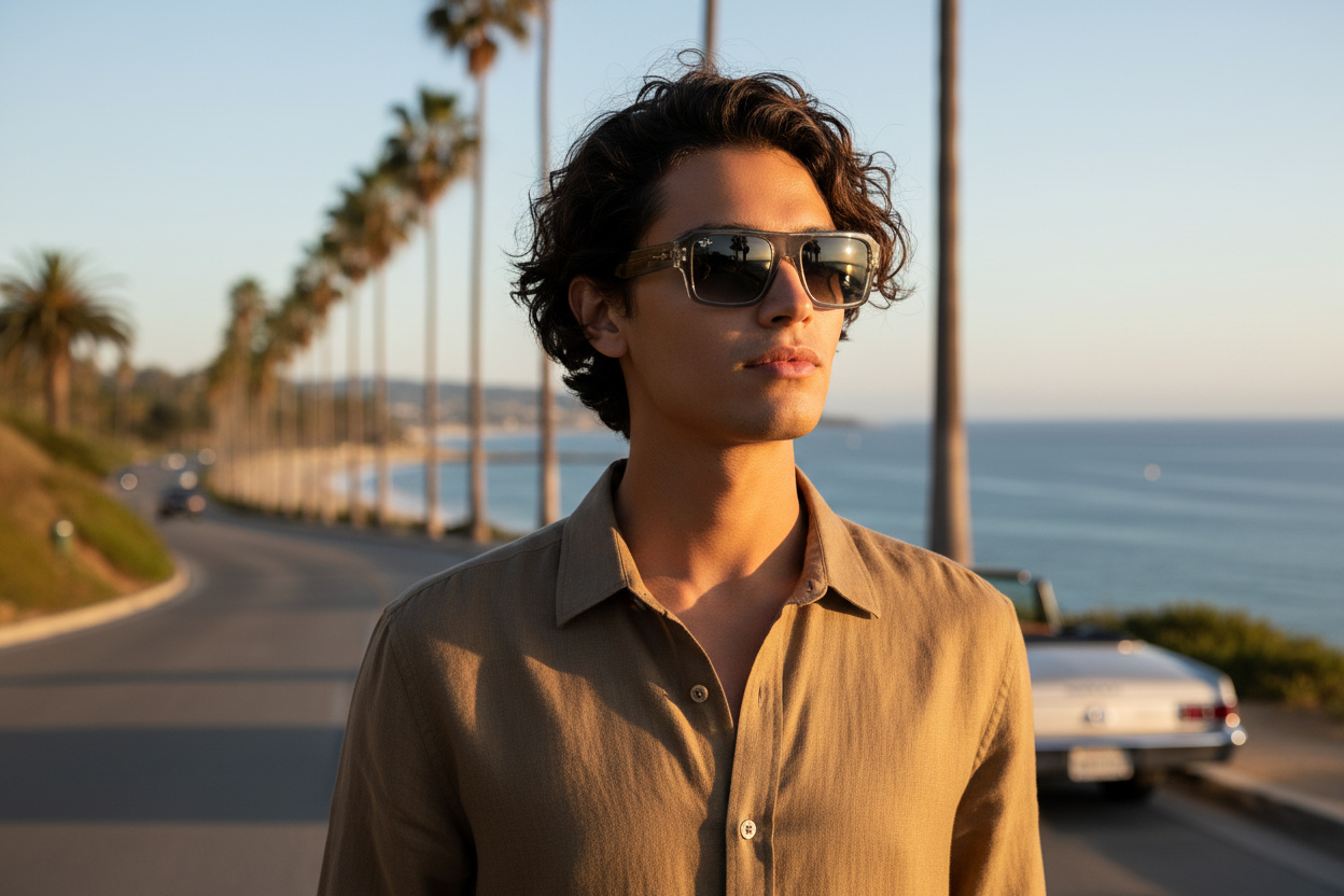 Vue de face Ray-Ban FLACKO (RB4454 - 680571)
