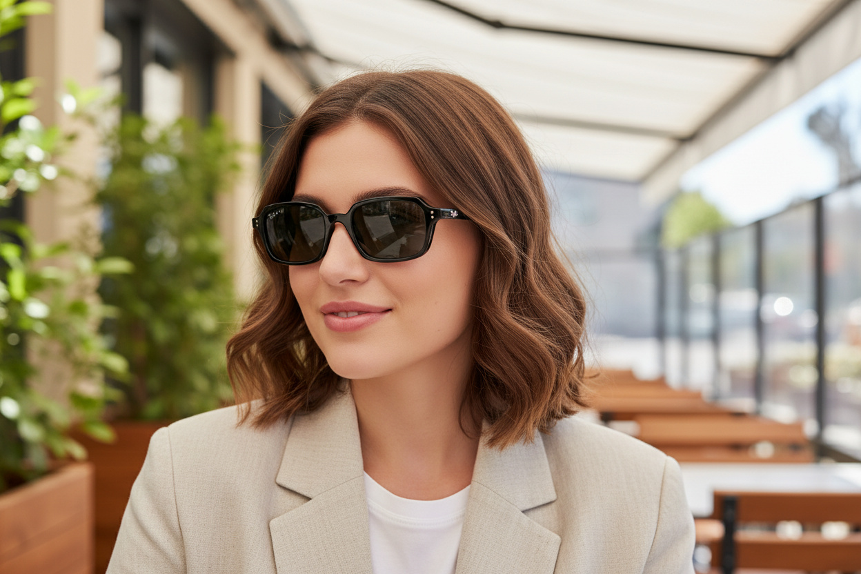 Vue de face Ray-Ban ZURI (RB4455 - 667781)