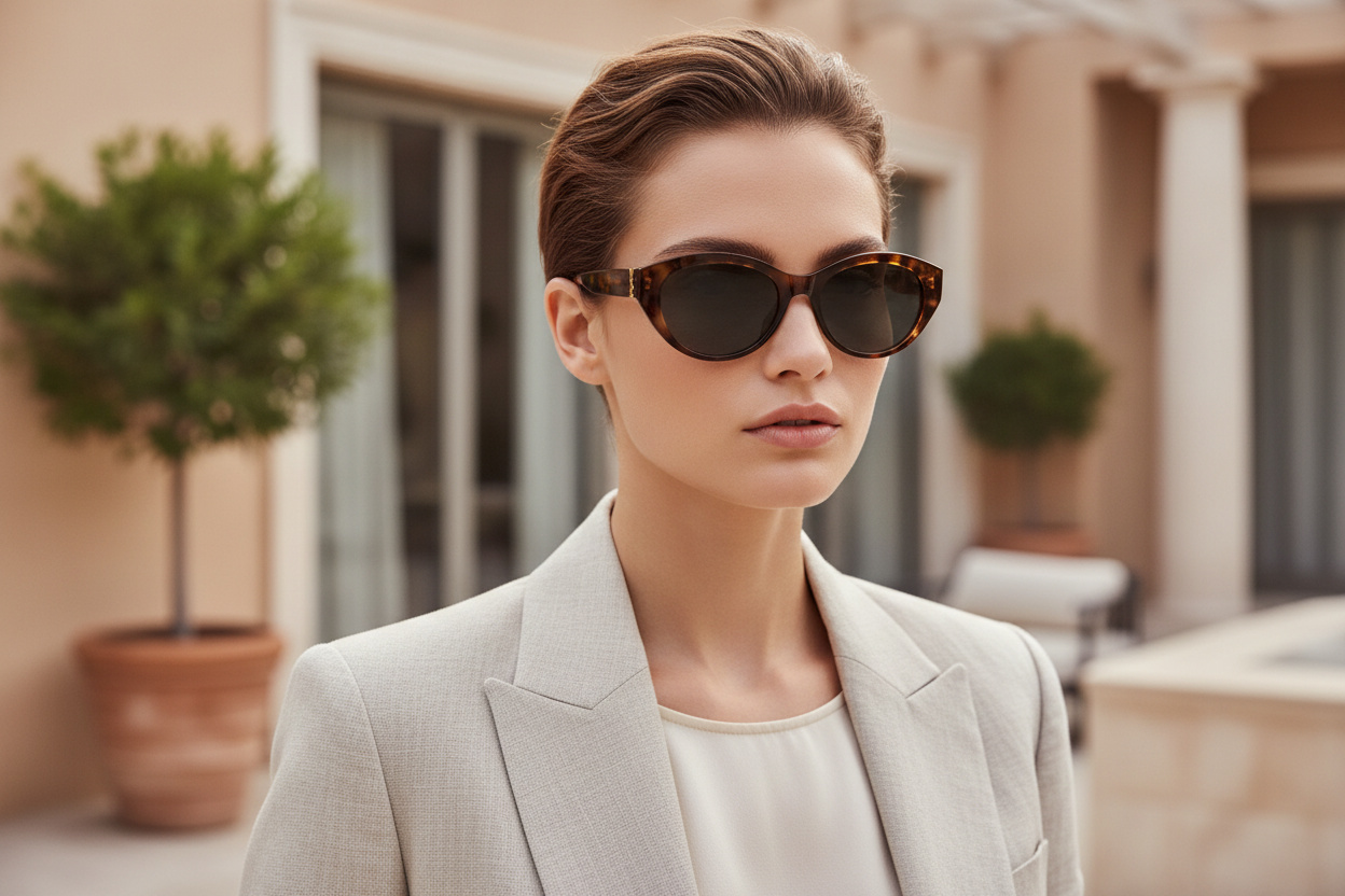 Vue de face Saint Laurent SL M148 (003)