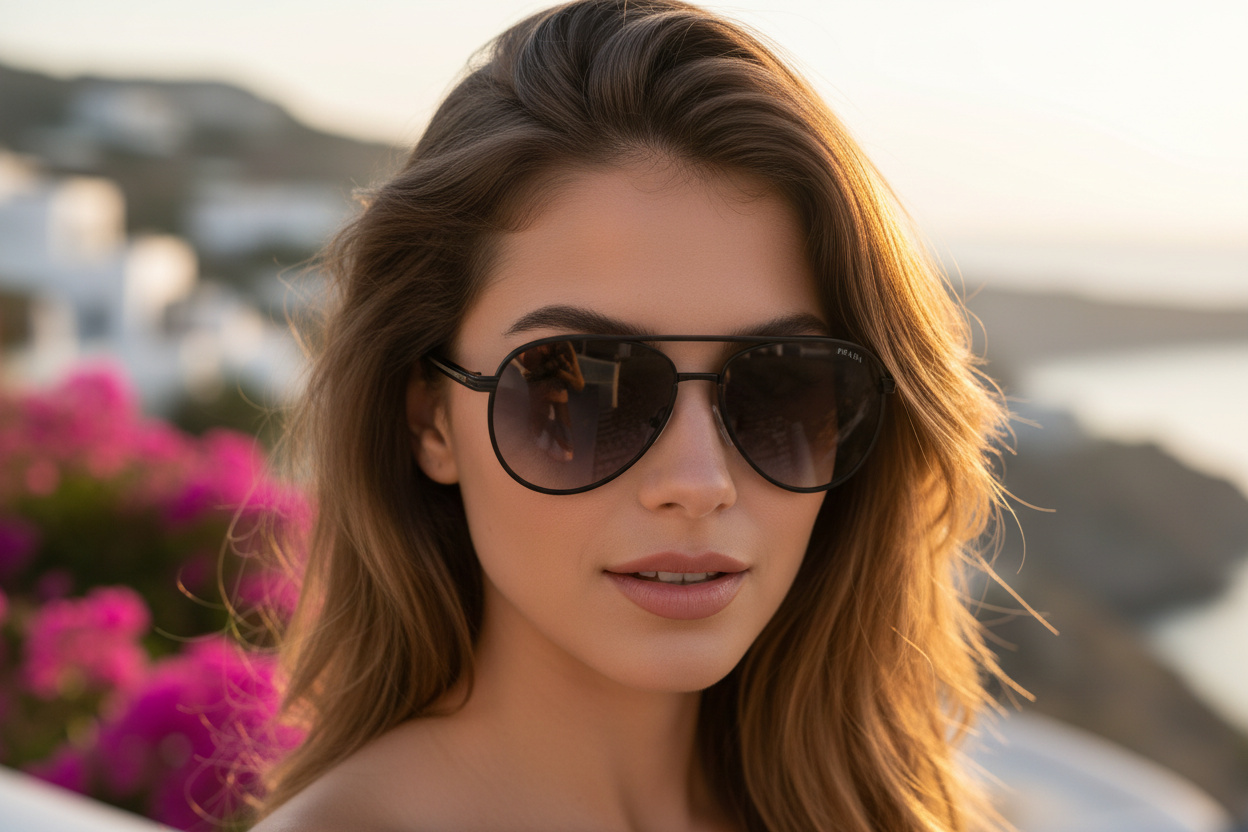 Vue de face Prada PR B57S (AAV90A)
