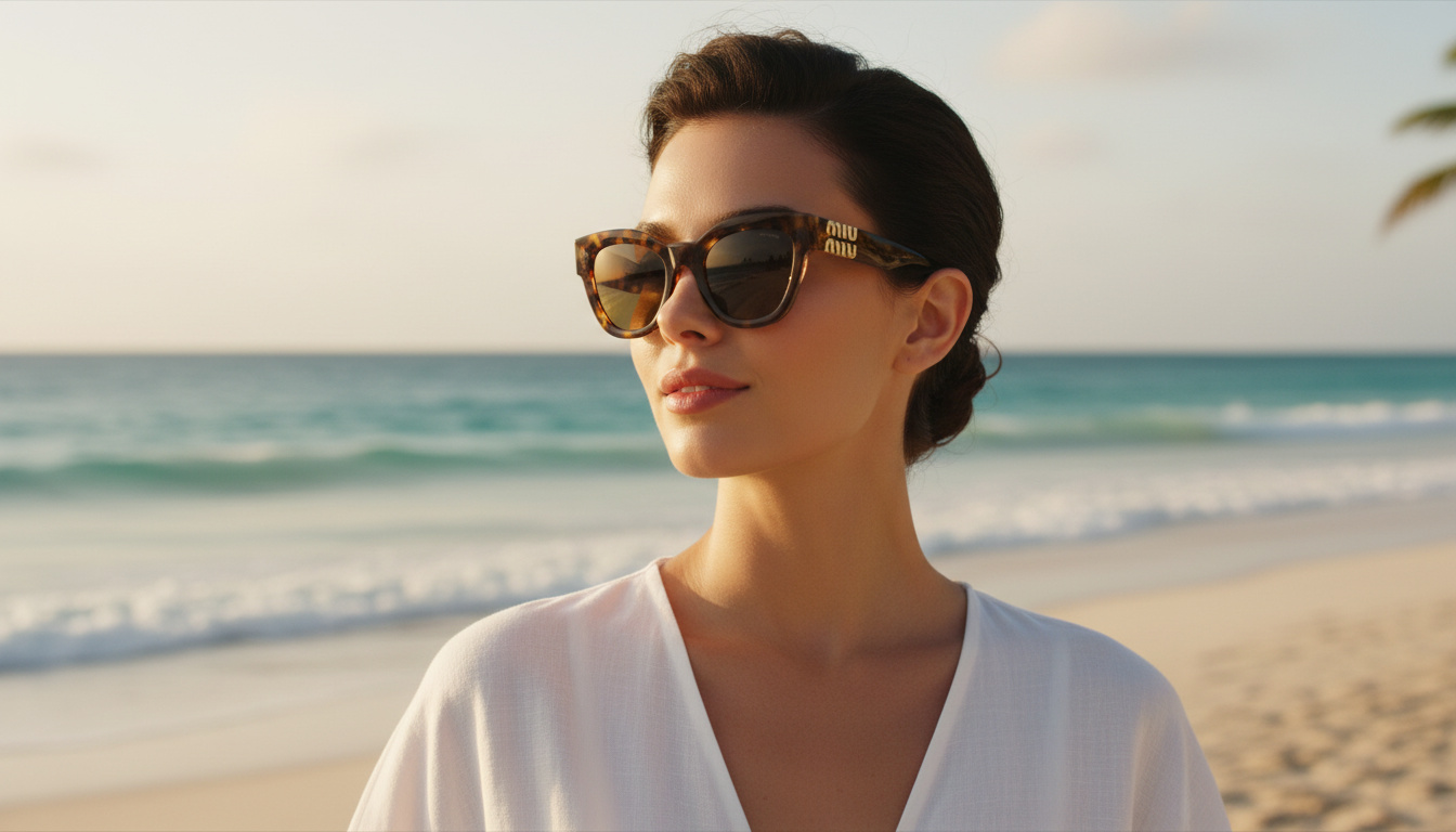 Vue de face Miu Miu MU 01YS (14L09Z)