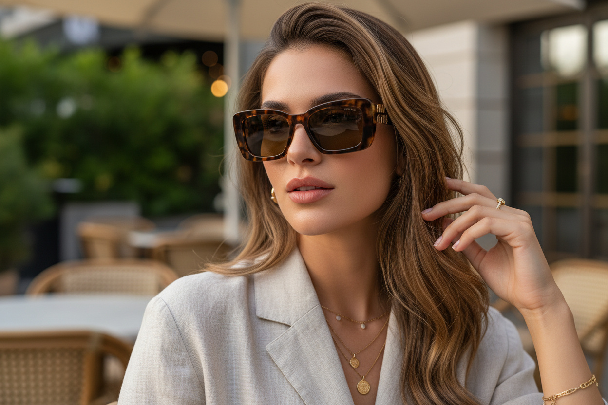 Vue de face Miu Miu MU 07YS (14L09Z)