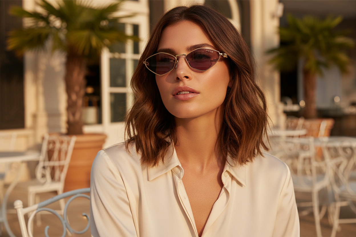 Vue de face Miu Miu MU 56ZS (5AK20I)