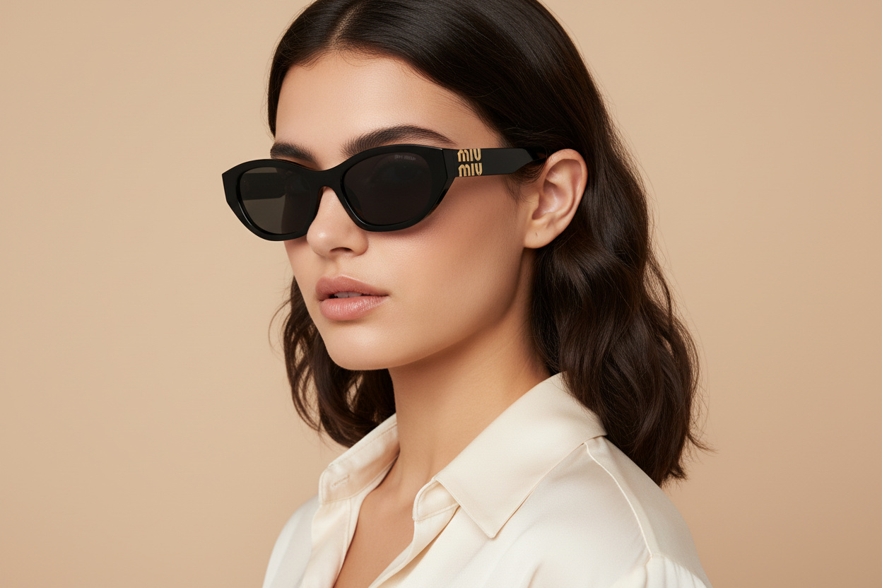 Vue de face Miu Miu MU A03S (16K08Z)