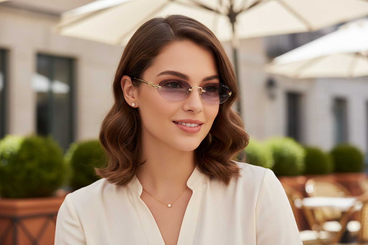 Vue de face Miu Miu MU A54S (5AK04O)