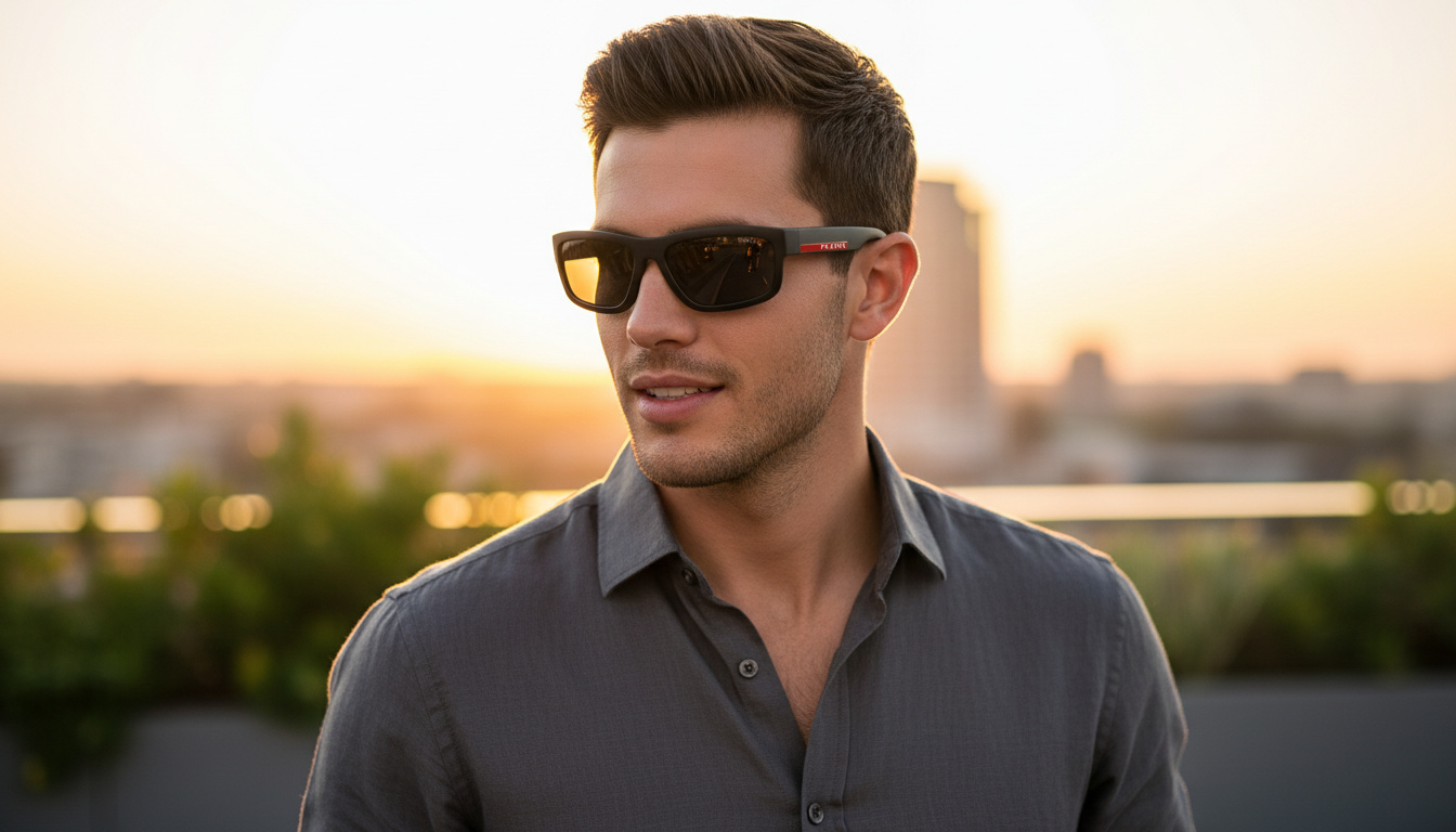 Vue de face Prada Linea Rossa PS 05ZS (DG006F)
