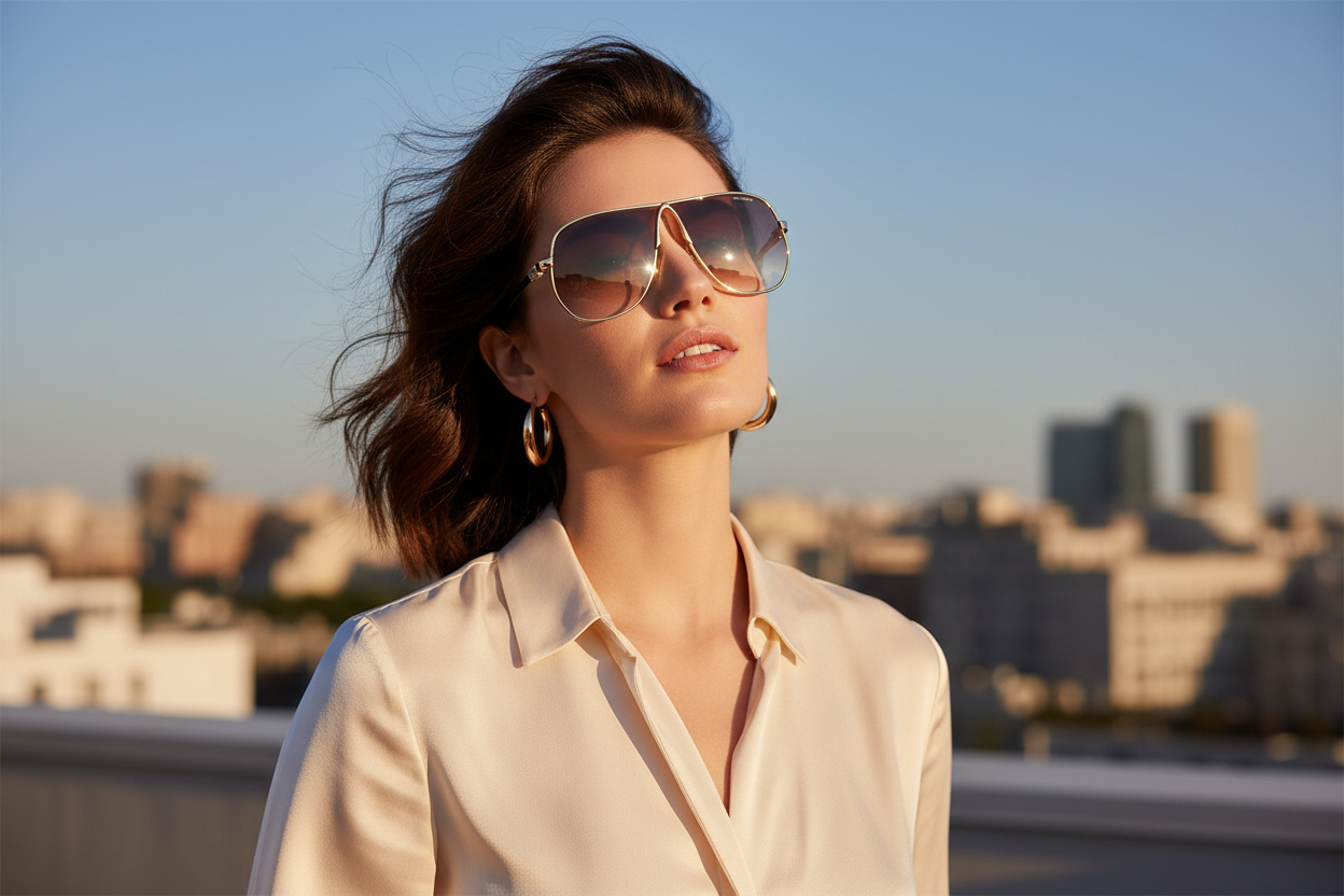 Vue de face Miu Miu MU A56S (5AK90L)