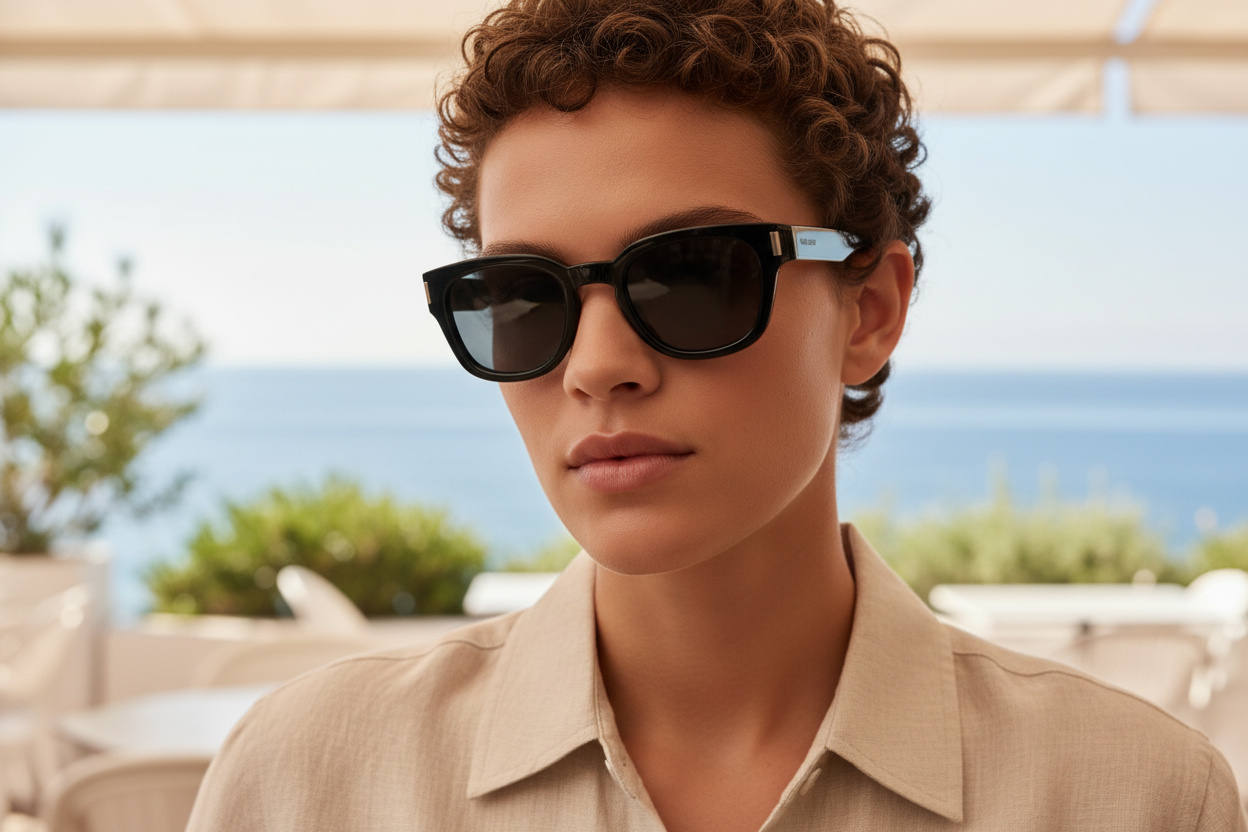 Vue de face Saint Laurent SL 838 (005)