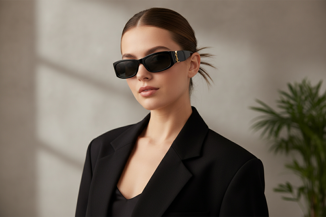 Vue de face Saint Laurent SL M152 (001)