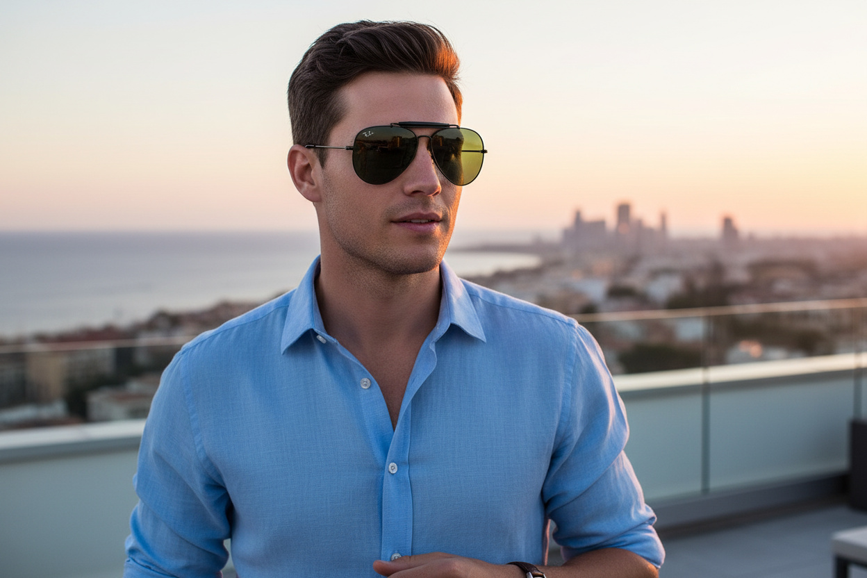 Vue de face Ray-Ban OUTDOORSMAN I (RB3030 - L9500)