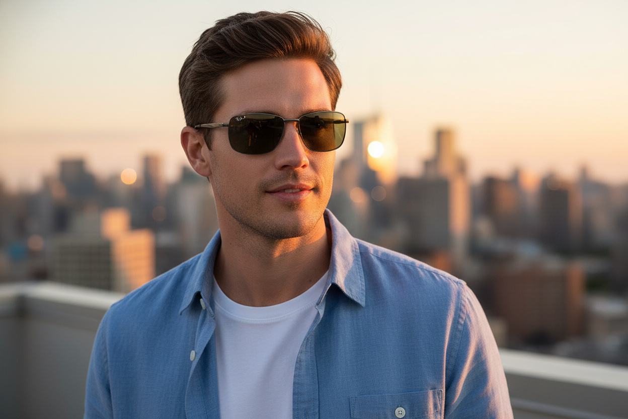 Vue de face Ray-Ban N/A (RB3498 - 002/9A)