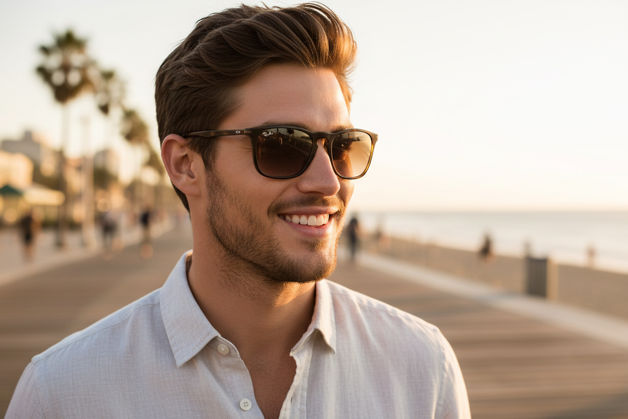 Vue de face Ray-Ban CHRIS (RB4187 - 856/13)