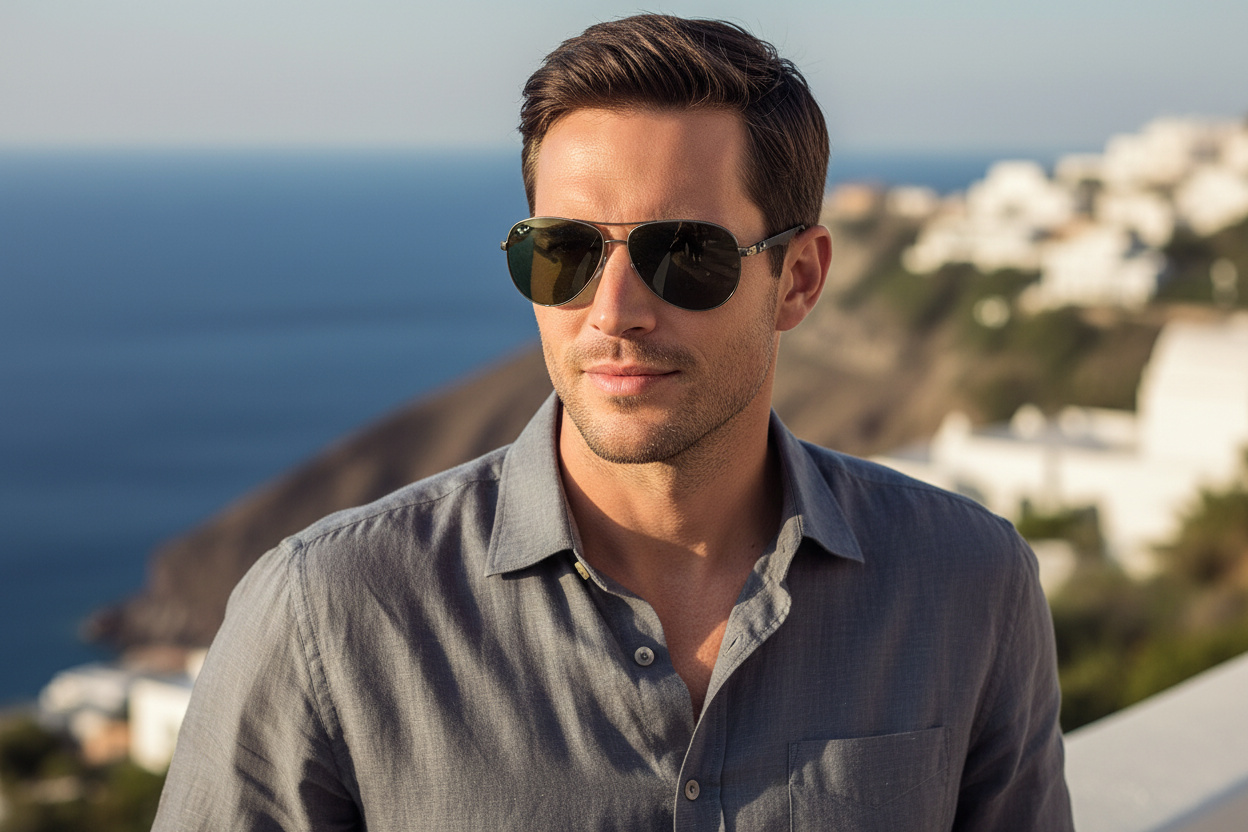Vue de face Ray-Ban CARBON FIBRE (RB8313 - 004/N5)