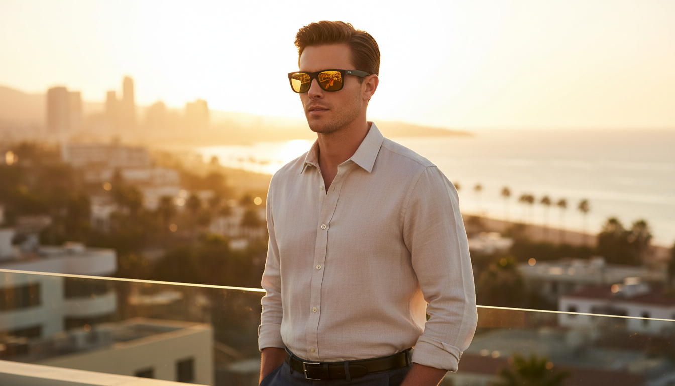 Vue de face Ray-Ban JUSTIN (RB4165 - 622/5A)