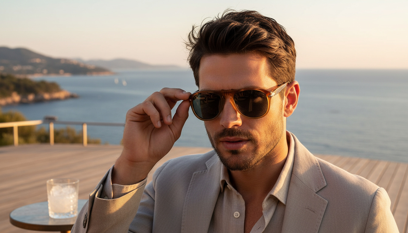 Vue de face Persol PO0649 (1025S3)