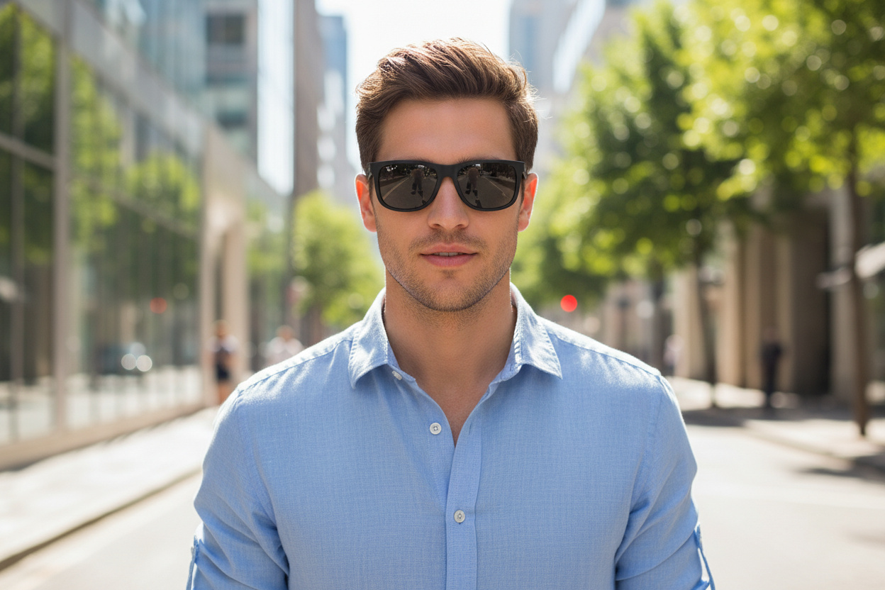 Vue de face Ray-Ban JUSTIN (RB4165 - 622/T3)