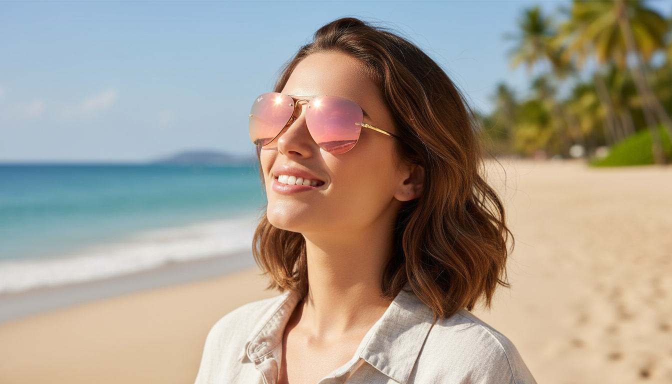 Vue de face Ray-Ban RB3449 (RB3449 - 001/2Y)
