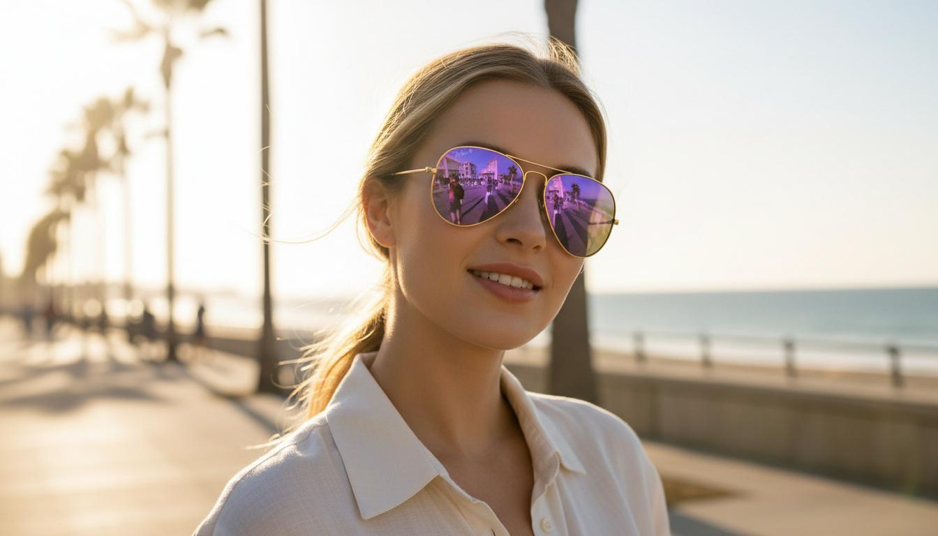 Vue de face Ray-Ban AVIATOR LARGE METAL (RB3025 - 112/1Q)