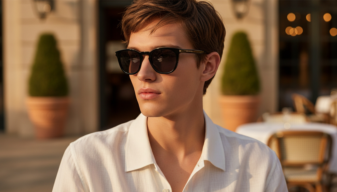Vue de face Saint Laurent SL 28 (002)