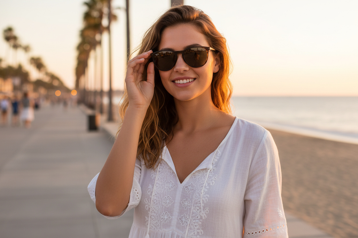 Vue de face Ray-Ban Kids JUNIOR ERIKA (RJ9060S - 700673)